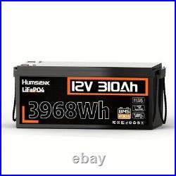 12V 310Ah LiFePO4 Lithium Battery 200A BMS Deep Cycle For RV Solar Boat Off-grid 12V 310Ah LiFePO4 Lithium Battery 200A BMS Deep Cycle For RV Solar Boat Off-grid