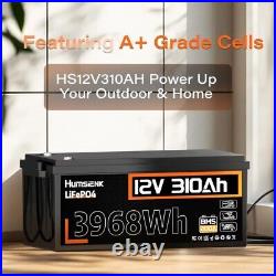 12V 310Ah LiFePO4 Lithium Battery 200A BMS Deep Cycle For RV Solar Boat Off-grid 12V 310Ah LiFePO4 Lithium Battery 200A BMS Deep Cycle For RV Solar Boat Off-grid