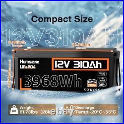 12V 310Ah LiFePO4 Lithium Battery 200A BMS Deep Cycle For RV Solar Boat Off-grid 12V 310Ah LiFePO4 Lithium Battery 200A BMS Deep Cycle For RV Solar Boat Off-grid