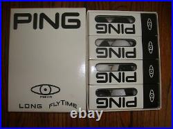 12 Ping Golf Balls Black/white New In Box
