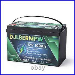 12v lithium battery, golf car, DJLBERMPW, 12v 100ah, new in box