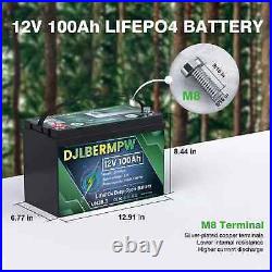 12v lithium battery, golf car, DJLBERMPW, 12v 100ah, new in box