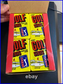 1981 Donruss Golf Box. 36 Packs. Jack Nicklaus Rookie. Clean