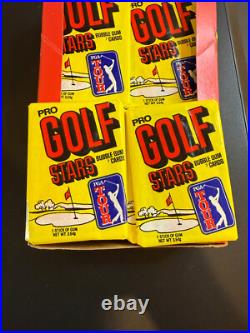 1981 Donruss Golf Box. 36 Packs. Jack Nicklaus Rookie. Clean