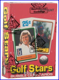 1981 Donruss Golf Stars Unopened Wax Box BBCE Wrapped 36 Packs (Nicklaus RC) 1981 Donruss Golf Stars Unopened Wax Box BBCE Wrapped 36 Packs (Nicklaus RC)