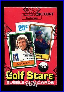 1981 Donruss Golf Unopened Wax Box BBCE Sealed