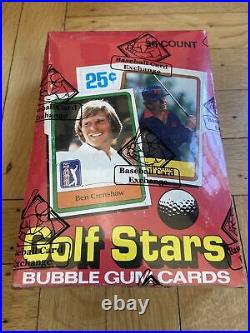1981 Donruss PGA Golf Stars Unopened Wax Box BBCE Authenticated Nicklaus Palmer
