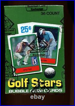 1982 Donruss Golf Unopened Box 36 Packs BBCE Jack Nicklaus RC