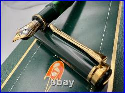 1996 Pelikan M800 Golf Limited Edition Fountain Pen F 18k New In Box 1996 Pelikan M800 Golf Limited Edition Fountain Pen F 18k New In Box