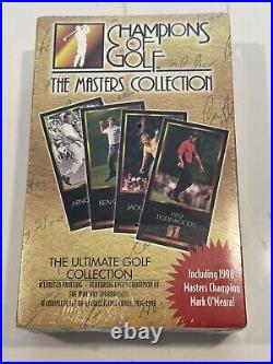 1997 1998 Grand Slam Champions of Golf Masters Collection Sealed Set Tiger Woods