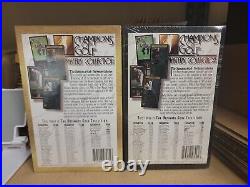 1997&98 Champions of Golf Masters sealed boxes! Gold & Black! TIGER WOODS