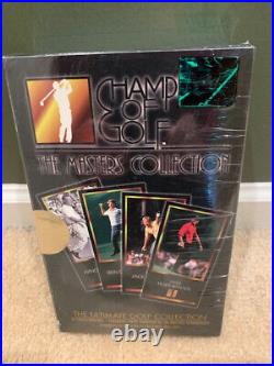 1997 CHAMPIONS OF GOLF MASTERS COLLECTION SEALED BOX TIGER WOODS Rookie card