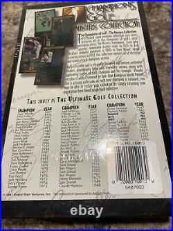 1997 Champions Of Golf The Masters Collection Sealed Box Tiger Woods Rookie Card