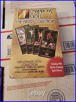 1997 Champions of Golf Grand Slam Factory Sealed Set with Tiger Woods PSA
