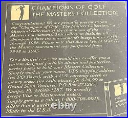 1997 Factory Golf Unopened Mint Set Champions Of Golf Tiger Woods, Nicklaus