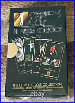 1997 GSV Champions Of Golf THE MASTERS COLLECTION Set SEALED Box TIGER WOODS RC