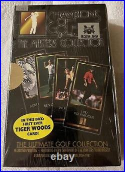 1997 Grand Slam Champions of Golf Masters Collection Set Sealed Tiger Woods