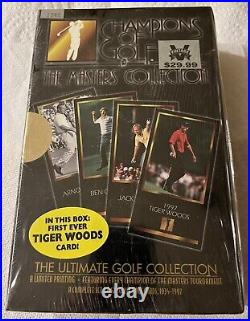 1997 Grand Slam Champions of Golf Masters Collection Set Sealed Tiger Woods