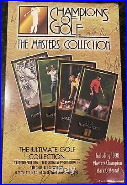 1998 Champions Of Golf The Masters Collection Sealed Box Tiger Woods Rookie