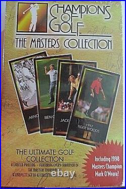 1998 Pga Champions Of Golf The Masters Collection Factory Sealed Box-tiger Woods