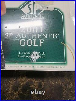 1-2001 Upper Deck SP Authentic Golf Factory Sealed Hobby Box Tiger Woods Rookie