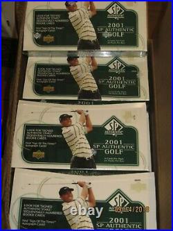 1 2001 Upper Deck SP Authentic Golf Tiger AUTO Sealed 24 pks Cheapest anywhere