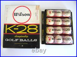 1 Dozen WILSON K-28 Cadwell Cover Golf Balls with Rare Dealer Display Box! NOS 1 Dozen WILSON K-28 Cadwell Cover Golf Balls with Rare Dealer Display Box! NOS