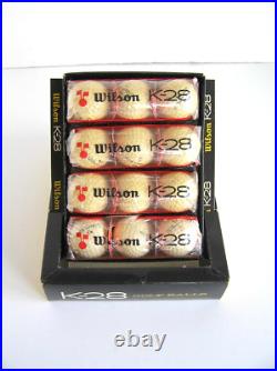 1 Dozen WILSON K-28 Cadwell Cover Golf Balls with Rare Dealer Display Box! NOS