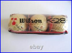 1 Dozen WILSON K-28 Cadwell Cover Golf Balls with Rare Dealer Display Box! NOS