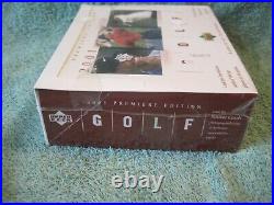 2001 Premiere Edition Upper Deck Golf Sealed Box 24 Packs Tiger Woods Rookie