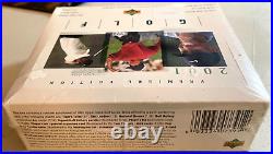 2001 UD UPPER DECK PREMIERE EDITION GOLF BRAND NEW SEALED HOBBY BOX Tiger Woods