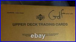 2001 UPPER DECK GOLF 24 pack Box Factory Sealed Tiger Woods RC GREAT INVESTMENT