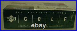 2001 UPPER DECK SEALED GOLF RACK BOX SP AUTHENTIC PREVIEW CARDS TIGER RCs