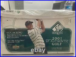2001 UPPER DECK SP AUTHENTIC GOLF TIGER WOODS Sealed Box