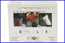 2001 Ud Upper Deck Factory Sealed Hobby Box Tiger Woods Rc Year