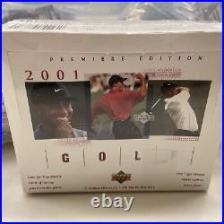 2001 Upper Deck Golf Box. Tiger Woods RC! Factory Sealed box