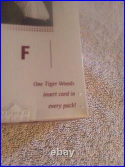 2001 Upper Deck Golf Box Tiger Woods Rookie Auto Factory Sealed