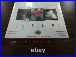 2001 Upper Deck Golf Factory Sealed Box 24 Packs Per Box 5 Cards Per Pack