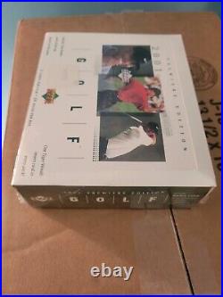 2001 Upper Deck Golf Factory-Sealed Hobby Box (24 Packs) Possible Tiger Woods