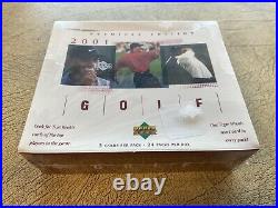 2001 Upper Deck Golf Factory Sealed RETAIL BOX POSSIBLE Tiger Woods Rookie, Etc