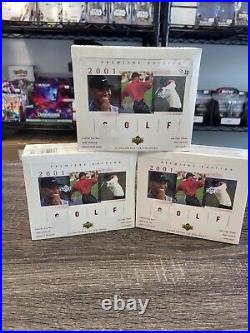 2001 Upper Deck Golf Factory Sealed Retail Box (24 Packs) Possible Tiger Woods 2001 Upper Deck Golf Factory Sealed Retail Box (24 Packs) Possible Tiger Woods