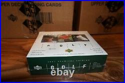 2001 Upper Deck Golf One (1) Factory Sealed Green Hobby Box Tiger Woods Rc