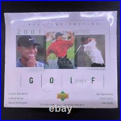 2001 Upper Deck Golf Premier Edition Box (Tiger Woods Rookie Card)