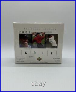 2001 Upper Deck Golf Premiere Edition Factory Sealed Hobby Box! 120 Cards Total