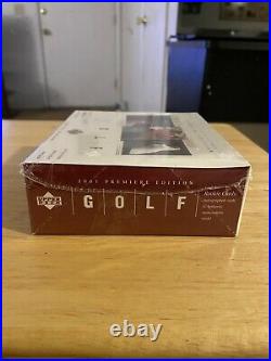 2001 Upper Deck Golf Premiere Edition Hobby Sealed Tiger Woods RC Auto Rookie