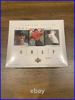 2001 Upper Deck Golf Premiere Edition Sealed Box