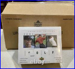 2001 Upper Deck Pga Golf Factory Sealed Hobby Box Tiger Woods Rookie Year Hunt