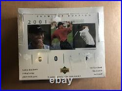 2001 Upper Deck Pga Golf Factory Sealed Hobby Box Tiger Woods Rookie Year Rc