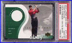 2001 Upper Deck Premiere Edit. Fact. Sealed Red Golf BX T. WOODS RC &AUTO