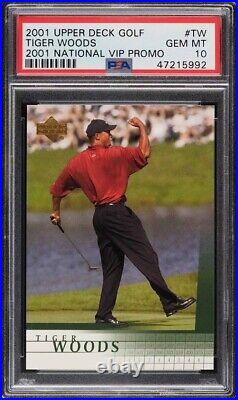 2001 Upper Deck Premiere Edit. Fact. Sealed Red Golf BX T. WOODS RC &AUTO